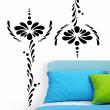 Wall decals design - Flower and water jet - ambiance-sticker.com