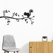 Flowers wall decals - Squirrel on a branch - ambiance-sticker.com