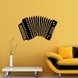 Wall decals music - Wall decal Accordion - ambiance-sticker.com