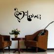 Wall decals music - Wall decal Music love - ambiance-sticker.com