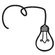 Bedroom wall decals - Wall decal bulb - ambiance-sticker.com