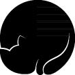 Wall decal cat slate - ambiance-sticker.com