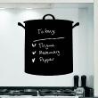 Cooker chalkboard wall decal - ambiance-sticker.com