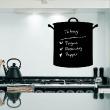 Cooker chalkboard wall decal - ambiance-sticker.com