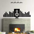 Wall decals music - Wall decal Baffle and graphics - ambiance-sticker.com