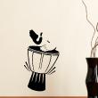 Wall decals music - Wall decal African drummer - ambiance-sticker.com