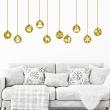 Wall decals for Christmas - Wall decal Christmas balls - ambiance-sticker.com