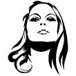 Brigitte Bardot portrait 1 - ambiance-sticker.com