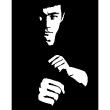 Bruce Lee portrait 1 - ambiance-sticker.com
