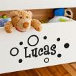 Wall decals Names - Wall decal with bubbles - ambiance-sticker.com