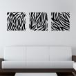 Zebra pattern squares - ambiance-sticker.com