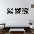 Zebra pattern squares - ambiance-sticker.com