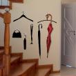 Wall Decals for Hooks - Wall decal Hooks for hall 1 - ambiance-sticker.com