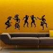 Wall decals music - Wall decal African dance - ambiance-sticker.com