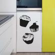 Wall decals for the kitchen - Wall decal Cupcake - ambiance-sticker.com