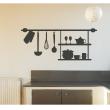 Wall decals for the kitchen - Wall decal scaffale - ambiance-sticker.com