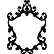 Wall decals design - Wall decal Design mirror frame - ambiance-sticker.com