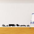 Wall decals for kids - Different vehicles wall decal - ambiance-sticker.com