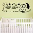 Bedroom wall decals - Wall decal Sweet dreams - ambiance-sticker.com