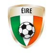Car Stickers and Decals - Sticker Flag with football, Ireland - ambiance-sticker.com