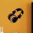 Wall decals music - Wall decal Headphones - ambiance-sticker.com