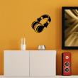 Wall decals music - Wall decal Headphones - ambiance-sticker.com