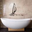 Bathroom wall decals - Wall decal Take me away - ambiance-sticker.com