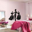 Figures wall decals - Wall decal Woman choosing dresses - ambiance-sticker.com
