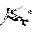 Sports and football  wall decals - Wall decal footballer 11 - ambiance-sticker.com
