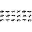 Wall decals for kids - Marching ants wall decal - ambiance-sticker.com