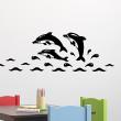 Wall decals for babies  Funny dolphins wall decal - ambiance-sticker.com