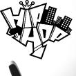 Hip hop graffiti stickers - ambiance-sticker.com