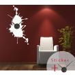 Clock Wall decals - Wall decal spot - ambiance-sticker.com