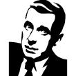 Humphrey Bogart portrait 3 - ambiance-sticker.com