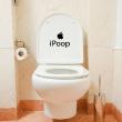 Bathroom wall decals - Wall decal iPoop - ambiance-sticker.com