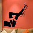Wall decals design - Wall decal lady legs - ambiance-sticker.com