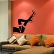 Wall decals design - Wall decal lady legs - ambiance-sticker.com
