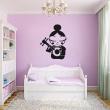 Figures wall decals - Japanese playing a mandolin - ambiance-sticker.com