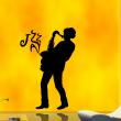 Wall decals music - Wall decal Jazzman - ambiance-sticker.com