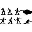 Wall decals for kids - Toy soldiers wall decal - ambiance-sticker.com