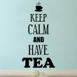 Wall decals 'Keep Calm' - Wall Decal Keep Calm and Have Tea - ambiance-sticker.com