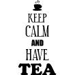 Wall decals 'Keep Calm' - Have a tea - ambiance-sticker.com