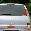 Car Stickers and Decals - Sticker Kit of various German flags - ambiance-sticker.com