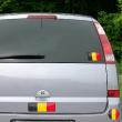 Car Stickers and Decals - Sticker Kit of various Belgian flags - ambiance-sticker.com