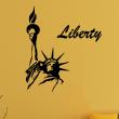 City wall decals - Wall decal Liberty - ambiance-sticker.com