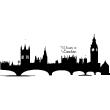 Wall decal London skyline - ambiance-sticker.com