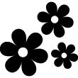 Set of 3 daisies - ambiance-sticker.com