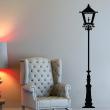London wall decals - Wall decal Lighting pole London - ambiance-sticker.com