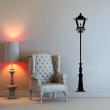 London wall decals - Wall decal Lighting pole London - ambiance-sticker.com