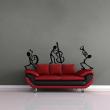 Wall decals music - Wall decal Musicians with instruments - ambiance-sticker.com